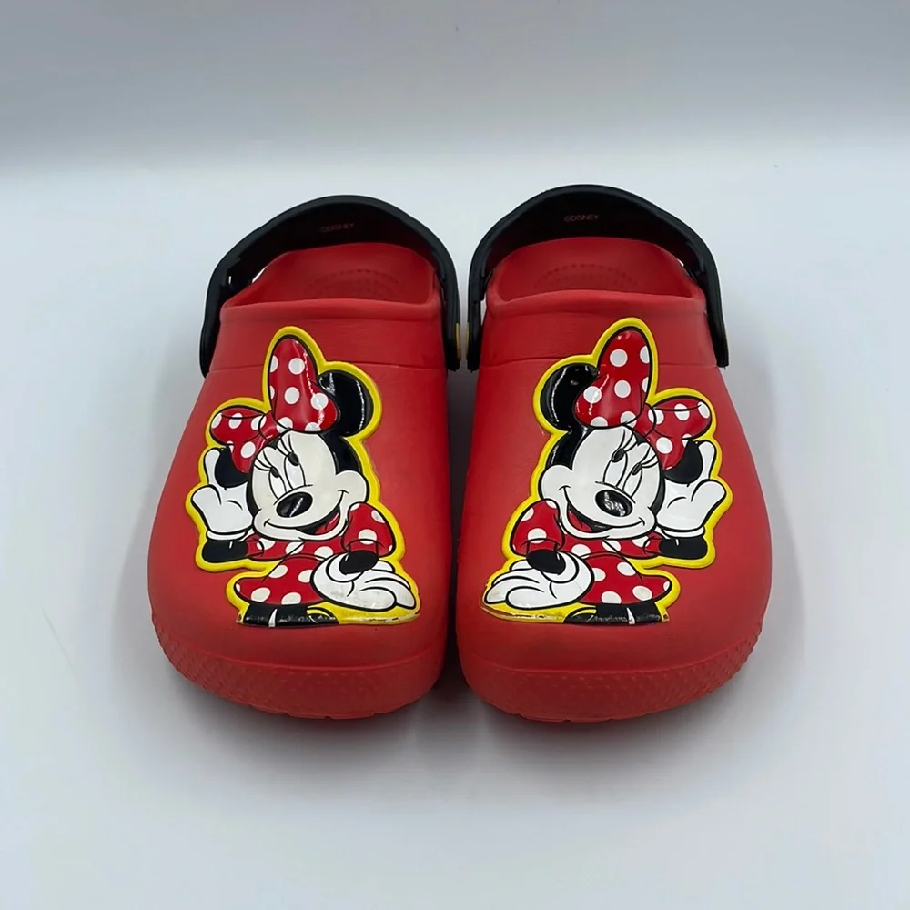 Crocs Disney Minnie Mouse‎ Clogs Kids Sz J2